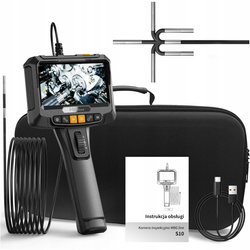Kamera inspekcyjna endoskopowa MBG line S10 PRO 3.9mm z ruchomą głowicą i ekranem
