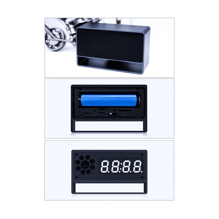 Mini Kamera Szpiegowska ukryta w zegarze budziku WIFI MK203