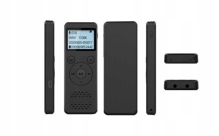 Dyktafon Podsłuch Szpiegowski DVR-818 8GB 