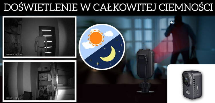 Mini kamera szpiegowska dyskretna z czujnikiem ruchu MD29