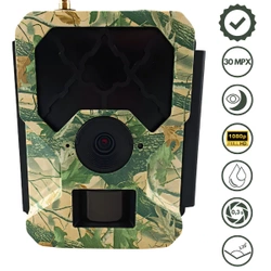 Zestaw Kamera Fotopułapka Predator Eye i001S Full-HD 4G LTE 30MPX  + 8XAA +  SD 32GB