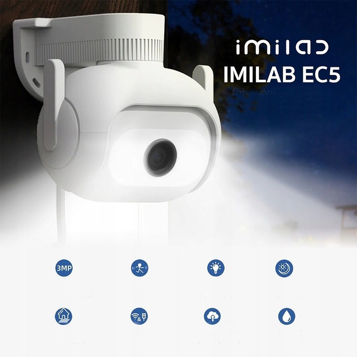 Kamera zewnętrzna obrotowa IP EC5 Imilab 3Mpx 