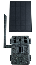 TOPHUNT H6 Green — fotopułapka 4G LTE live view, głośnik, 14 Mpx 2.7K, 15600 mAh, panel solarny w zestawie