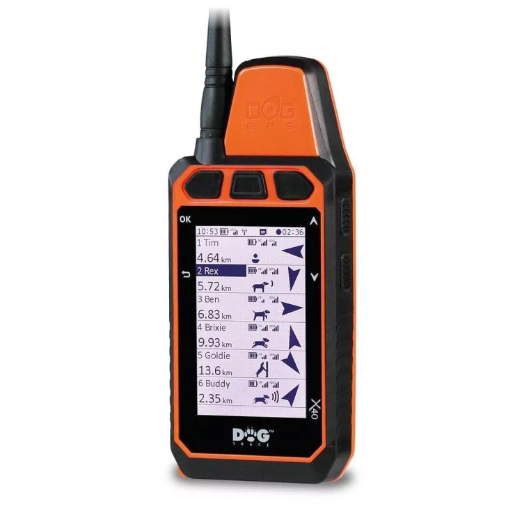Odbiornik GPS dla psa DOGTRACE X40 – lokalizuj psy na spacerze i w lesie