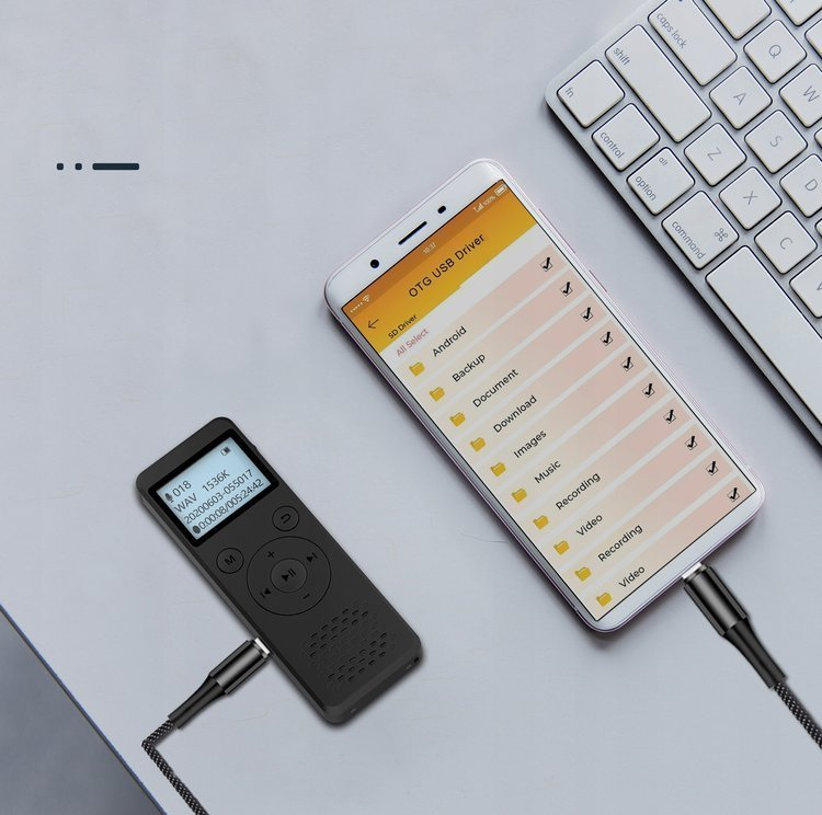 Dyktafon Podsłuch Szpiegowski DVR-818 8GB 