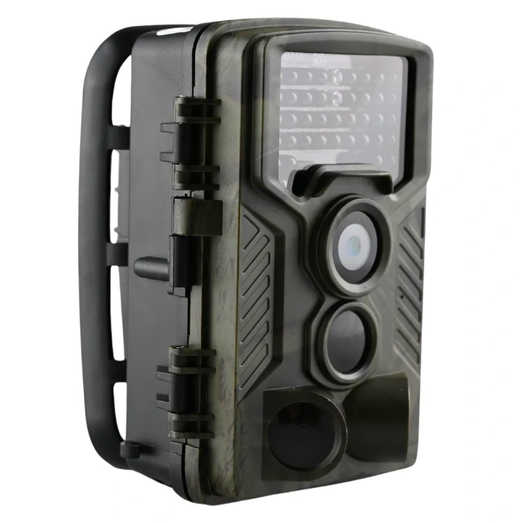 Ukryta fotopułapka TOPHUNT HC-800A do monitoringu posesji nocą