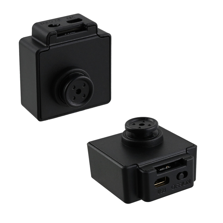 Zestaw na spotkanie mini kamera guzik S40 + dyktafon Q1 + karta pamięci 32GB