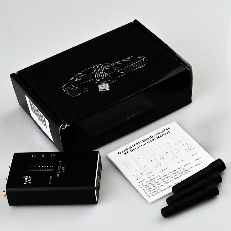 Wykrywacz podsłuchów kamer lokalizatorów MK638