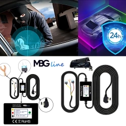 ZESTAW Lokalizator GPS 20 DNI PODSŁUCH 4G MK6A + Kamera w  lusterku wstecznym  HS900Pro