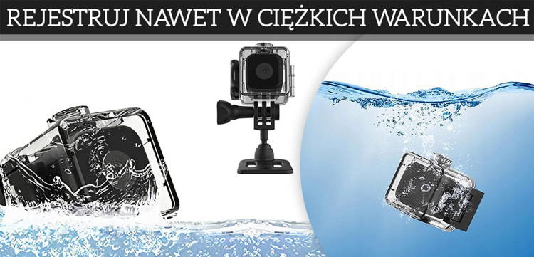 Mini kamera szpiegowska dyskretna Tryb Nocny SQ28 + Karta pamięci 32GB