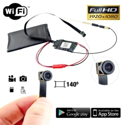 Mini kamera szpiegowska z podglądem w telefonie WIFI HD Android iOS S06 WIDE czujnik ruchu