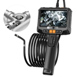 Kamera Inspekcyjna RUCHOMA GŁOWICA Kamery 2x FullHD Endoskop Warsztatowa