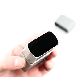 Profesjonale Etui na Kluczyk samochodowy Blokada Keyless Srebrne