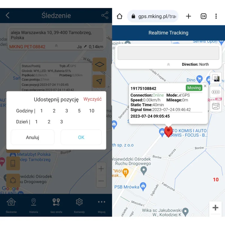 Wodoodporny Lokalizator GPS 80 DNI 4G Magnes Podsłuch MK50M