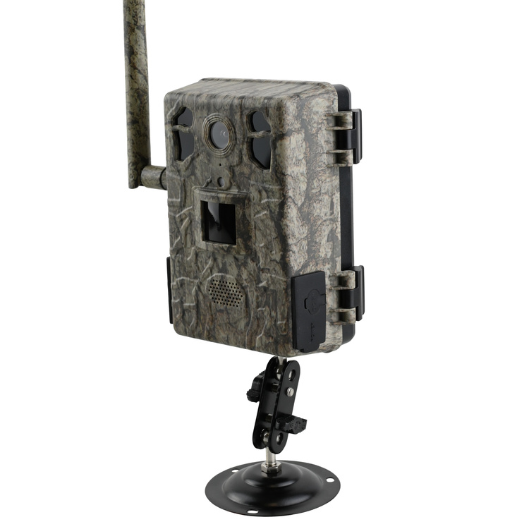 Zestaw fotopułapka gsm z podglądem na żywo TopHunt 4G LTE Tree Grain