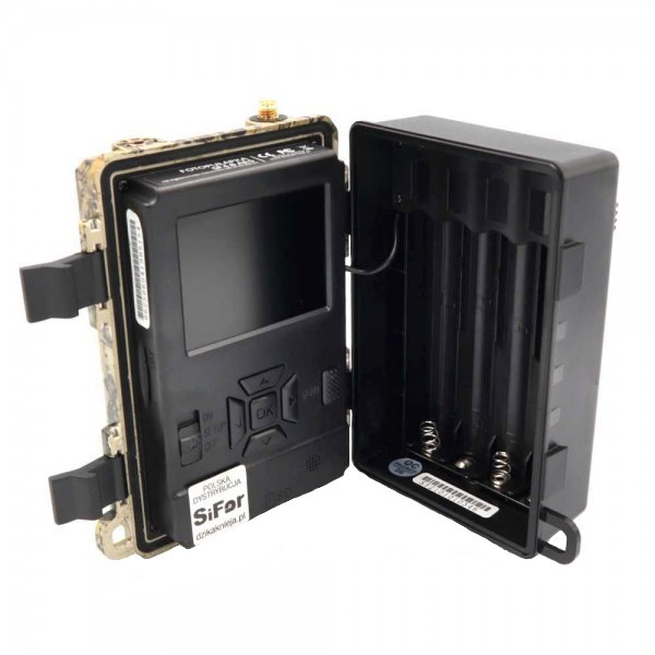 Fotopułapka GSM 4G SF5.8CWG AES — szeroki kąt 100°, szyfrowanie AES, zdjęcia 24 Mpx na telefon