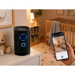Ukryta kamera WiFi w oczyszczaczu powietrza – dyskretny monitoring domu MKAP63