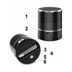 Mini Kamera Głośnik Bluetooth Obrotowa Podgląd na Żywo 