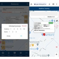 Lokalizator GPS APLIKACJA ŚLEDZENIE POJAZDU ŁODZI MK02