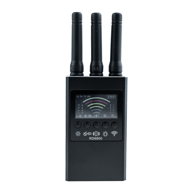 Detektor podsłuchów, ukrytych kamer i lokalizatorów GPS RD-6800 (3 anteny)