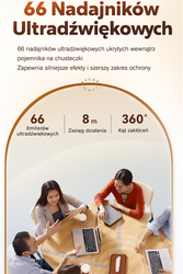 Zagłuszacz podsłuchów gsm nagrywania MKF18 szumidło dźwięku