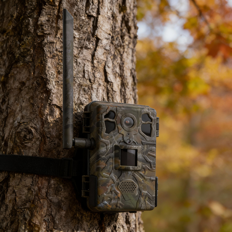 Zestaw fotopułapka gsm z podglądem na żywo TopHunt 4G LTE Dark Green