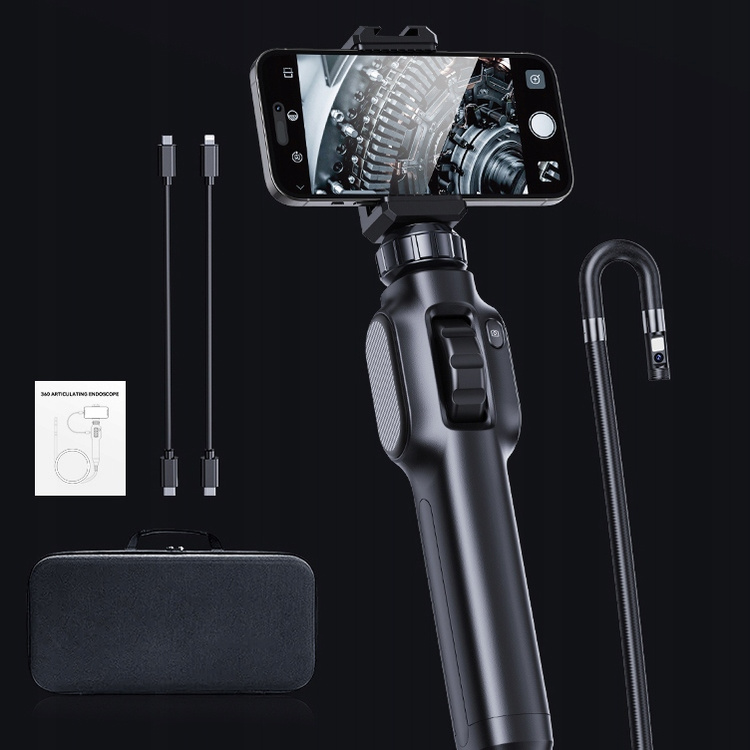 Kamera Inspekcyjna S43-OTG PRO RUCHOMA GŁOWICA 360 