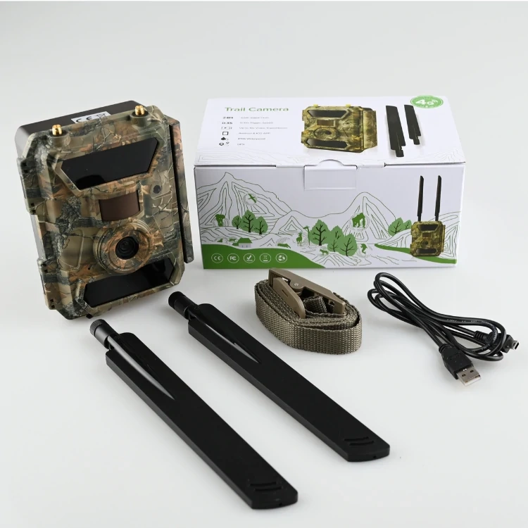 Fotopułapka GSM SF4-0CG Pro 60 GPS 24 Mpx 4G LTE – kamera leśna z podglądem na żywo i 57 diodami IR