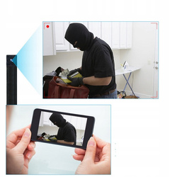 Ukryta mini kamera w gniazdku elektrycznym WiFi USB Białe