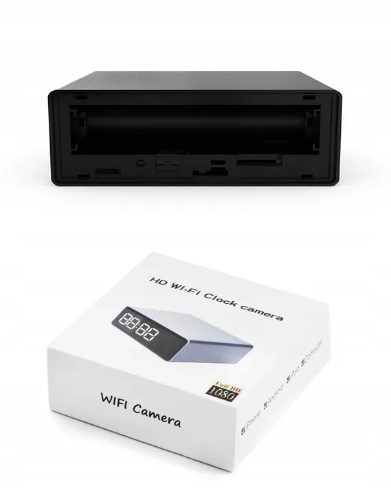 Mini kamera w zegarku budziku WIFI FULL-HD tryb nocny IR  MK202