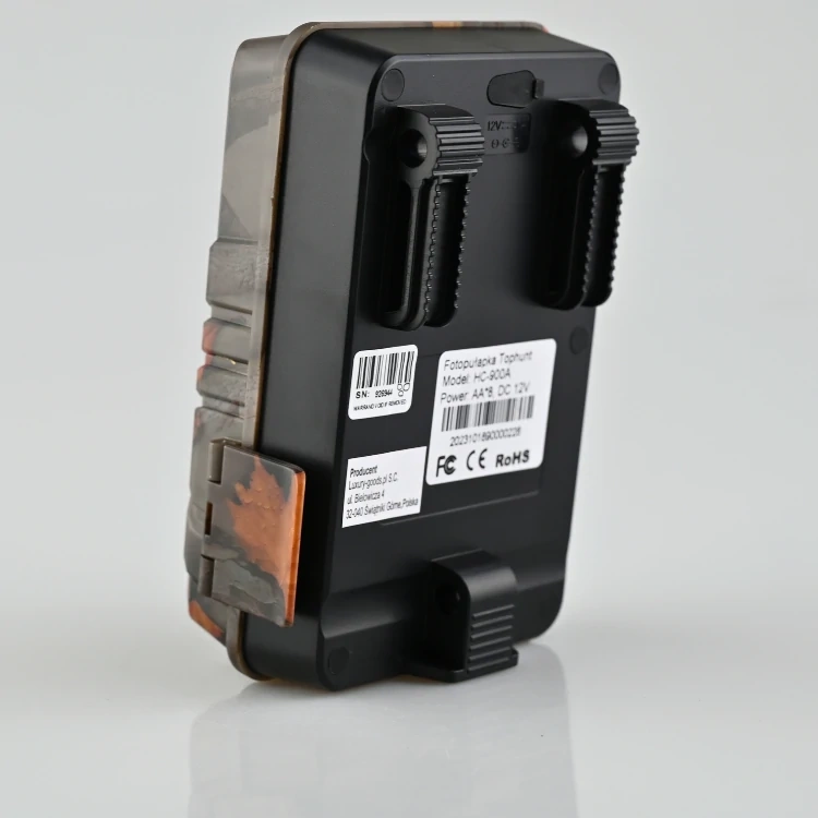 ZESTAW Fotopułapka HC-900A 36Mpx 44 IR LED + Karta SD 32GB + 8x Baterie AA everActive
