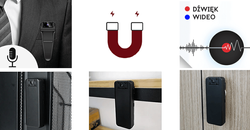 Mini kamera z czujnikiem ruchu Z7 obrotowy obiektyw tryb nocny