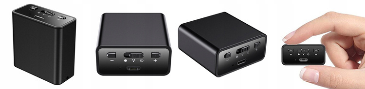 Podsłuch dyktafon Szpiegowski Q65 detekcja + magnes USB / 32GB