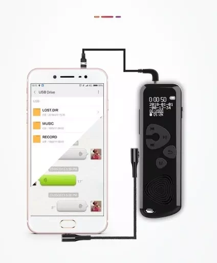 Dyktafon Szpiegowski Dyskretny z wyświetlaczem LCD DVR-626