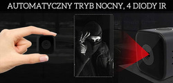 Mini kamera szpiegowska dyskretna Tryb Nocny SQ28