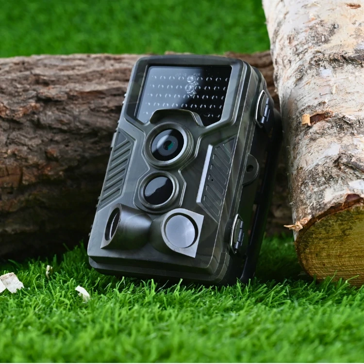 Ukryta fotopułapka TOPHUNT HC-800A do monitoringu posesji nocą
