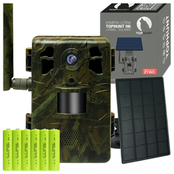 Zestaw fotopułapka gsm z podglądem na żywo TopHunt 4G LTE Dark Green