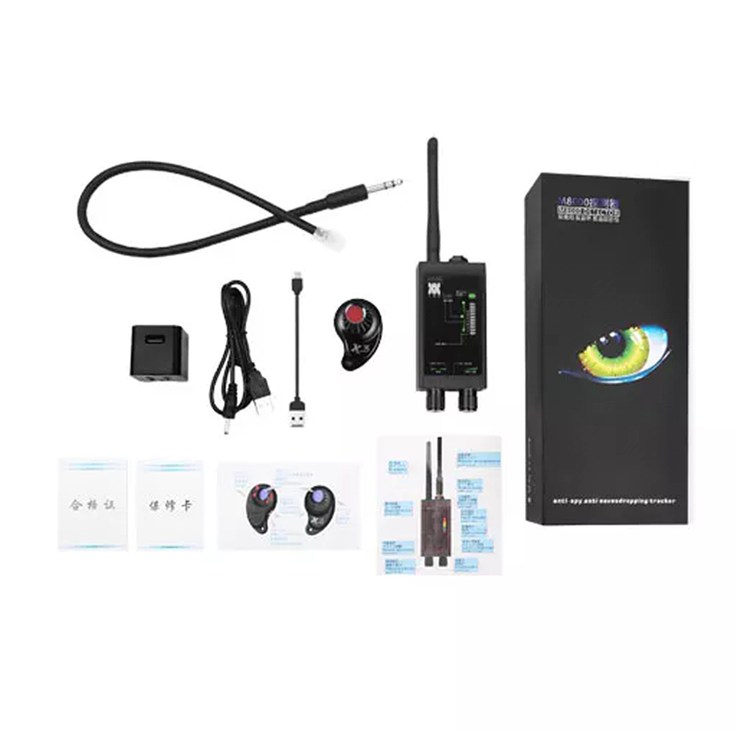 Wykrywacz podsłuchów i GPS MD8000 ( Pluskwy, lokalizatory oraz kamery WI-FI )