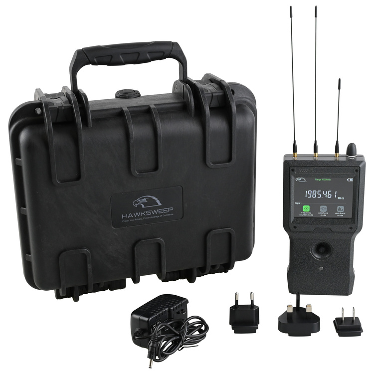 Profesjonalny wykrywacz podsłuchów i kamer HS D-8000 PLUS