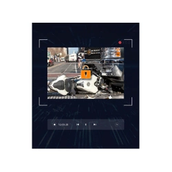 Rejestrator motocyklowy 2 kamery 1080p WiFi GPS A13 rejestrator do motocykla