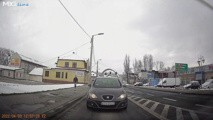 Kamera samochodowa 2K Przód Tył MBG Line T2