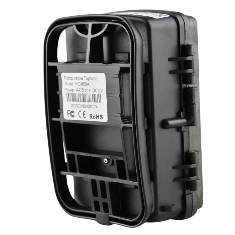 Zestaw Fotopułapka kamera leśna TOPHUNT HC800A FHD 42xIR 16MPX + Karta SD 32 GB  +8xAA