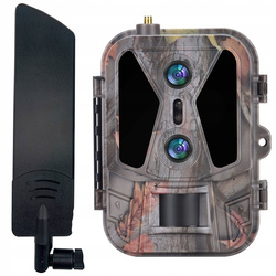 Kamera Leśna Fotopułapka 4K 4G LTE PODGLĄD na ŻYWO Aplikacja HC-950Pro AKU 