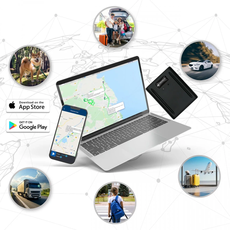 Zestaw Lokalizator GPS 15 dni Monitoring Pracowników Magnes Śledzenie Podsłuch MK20A z Kartą SIM Orange