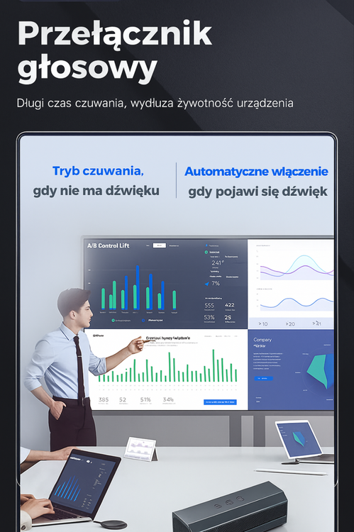 Zagłuszacz podsłuchów nagrywania MKF16 szumidło dźwięku