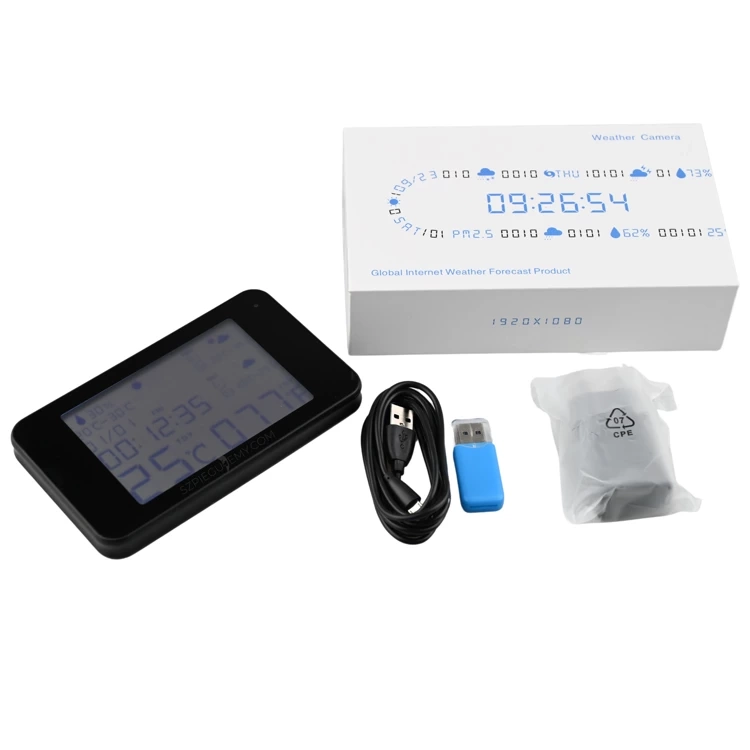 Kamera WIFI w stacji pogody detekcja ruchu, tryb nocny i podgląd na żywo WS06