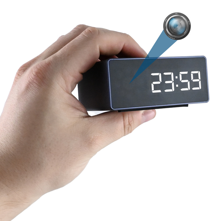 Mini kamera w zegarku budziku WIFI FULL-HD tryb nocny IR  MK202