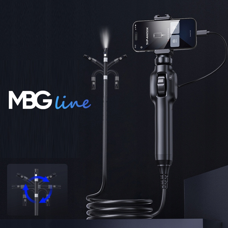 Kamera Inspekcyjna S43-OTG PRO RUCHOMA GŁOWICA  - TEST