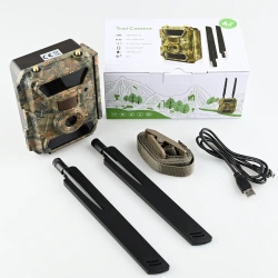 Zestaw Fotopułapka Kamera Leśna SF4.0Pro AES GPS GSM 4G LTE 24MPX + SIM + 32GB + Zasilanie