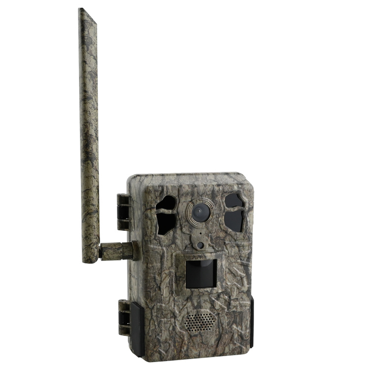 Zestaw fotopułapka gsm z podglądem na żywo TopHunt 4G LTE Tree Grain